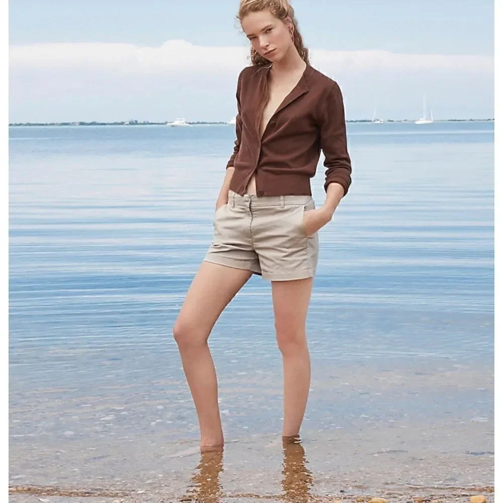 NWT J Crew Stretch Chino Shorts